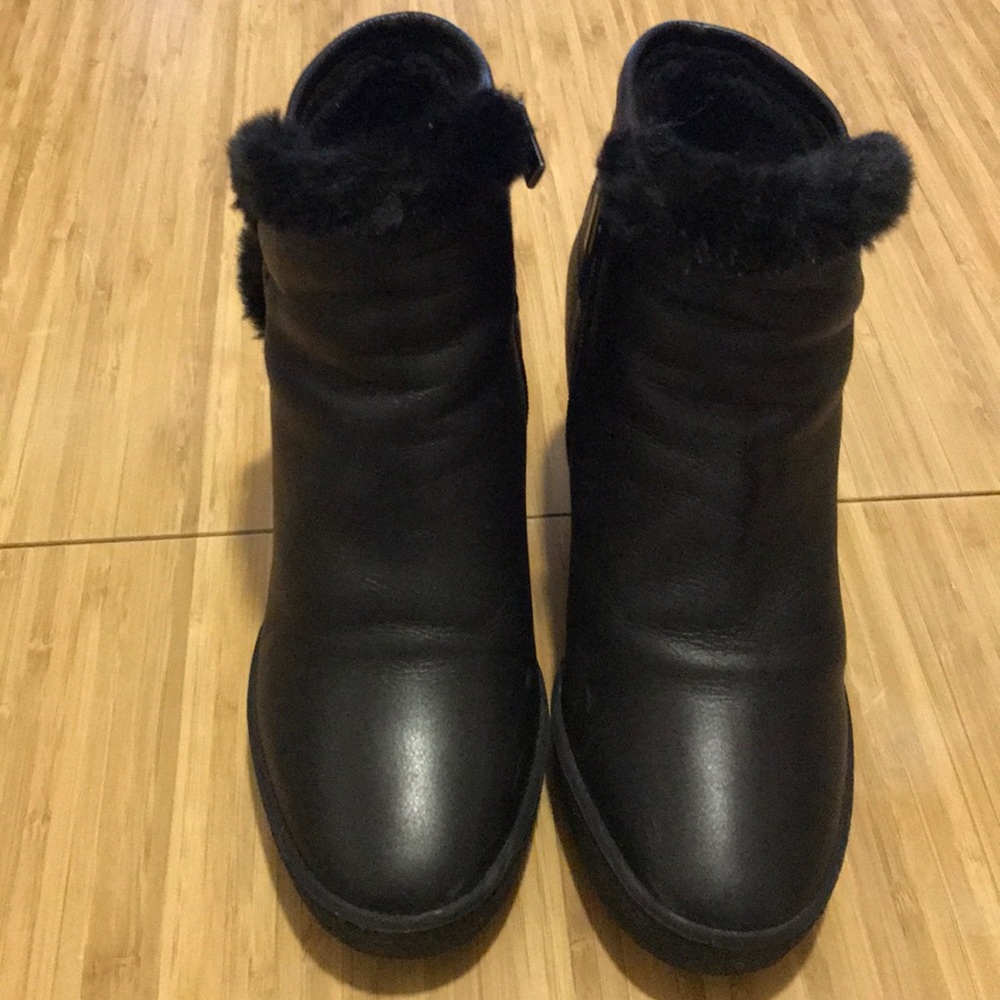 Aquatalia Cameron Weatherproof wedge booties - Picture 3 of 6
